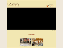 Tablet Screenshot of laromacafe.everyscape.com